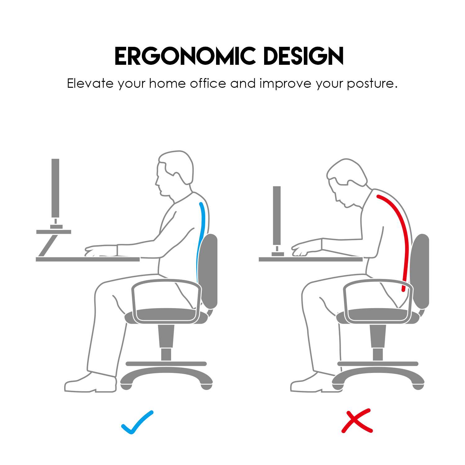 Accessories Desk ACGD171-Ergonomic Design